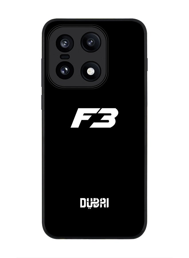 Stylizedd For OnePlus 15 Case,Slim fit Camera Protection, Shockproof Thin Phone cover  -  Faz3 Dubai Black - Image 1